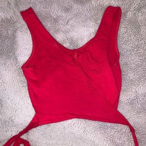 hollister wrap tank top